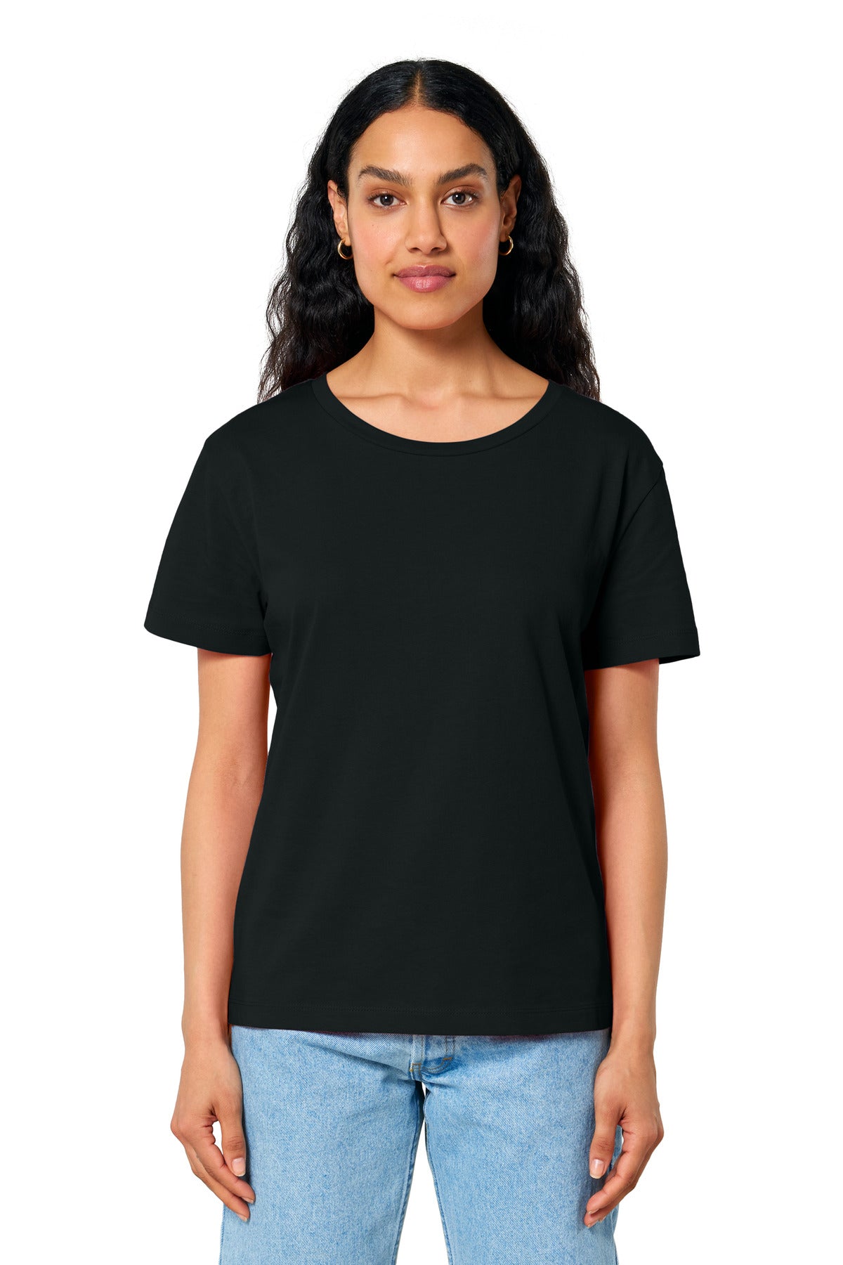 Stanley/Stella Women's Stella Serena Scoop Neck Tee SXW008 Black