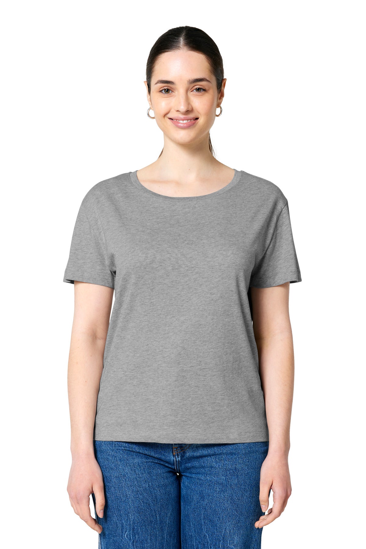 Stanley/Stella Women's Stella Serena Scoop Neck Tee SXW008 Heather Grey