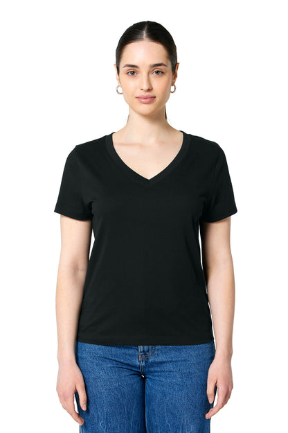 Stanley/Stella Women's Stella Isla V-Neck Tee SXW032 Black