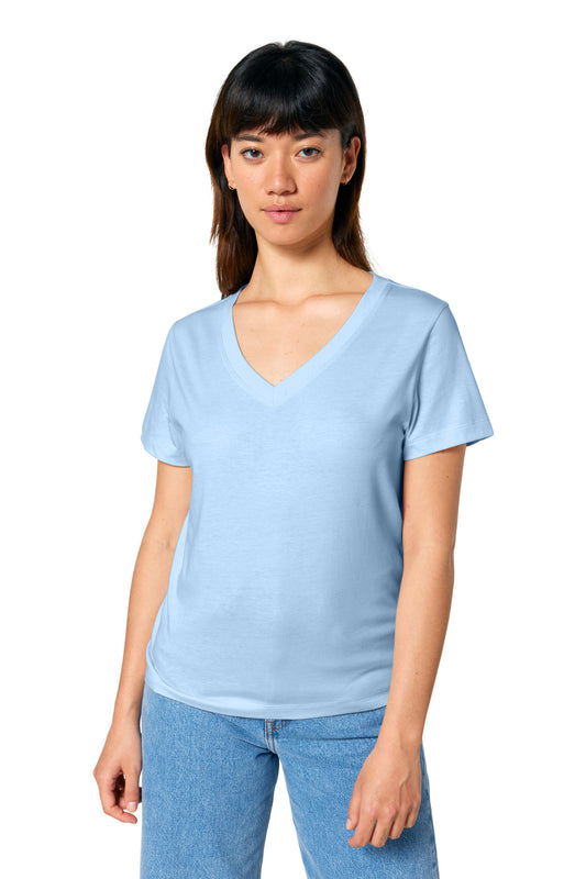 Stanley/Stella Women's Stella Isla V-Neck Tee SXW032 Blue Soul