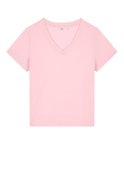 Stanley/Stella Women's Stella Isla V-Neck Tee SXW032 Cotton Pink
