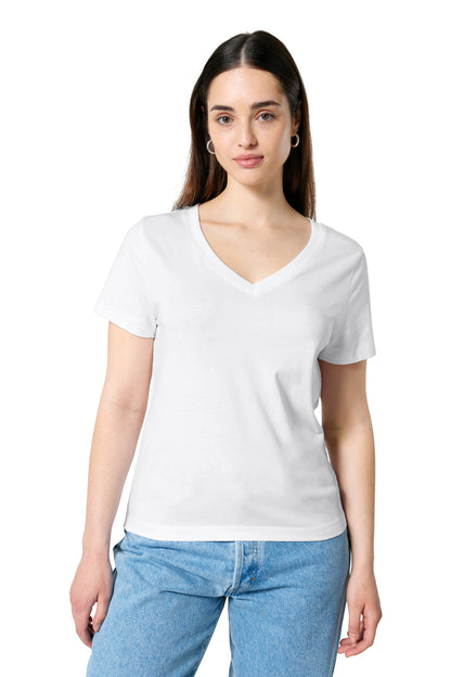 Stanley/Stella Women's Stella Isla V-Neck Tee SXW032 White
