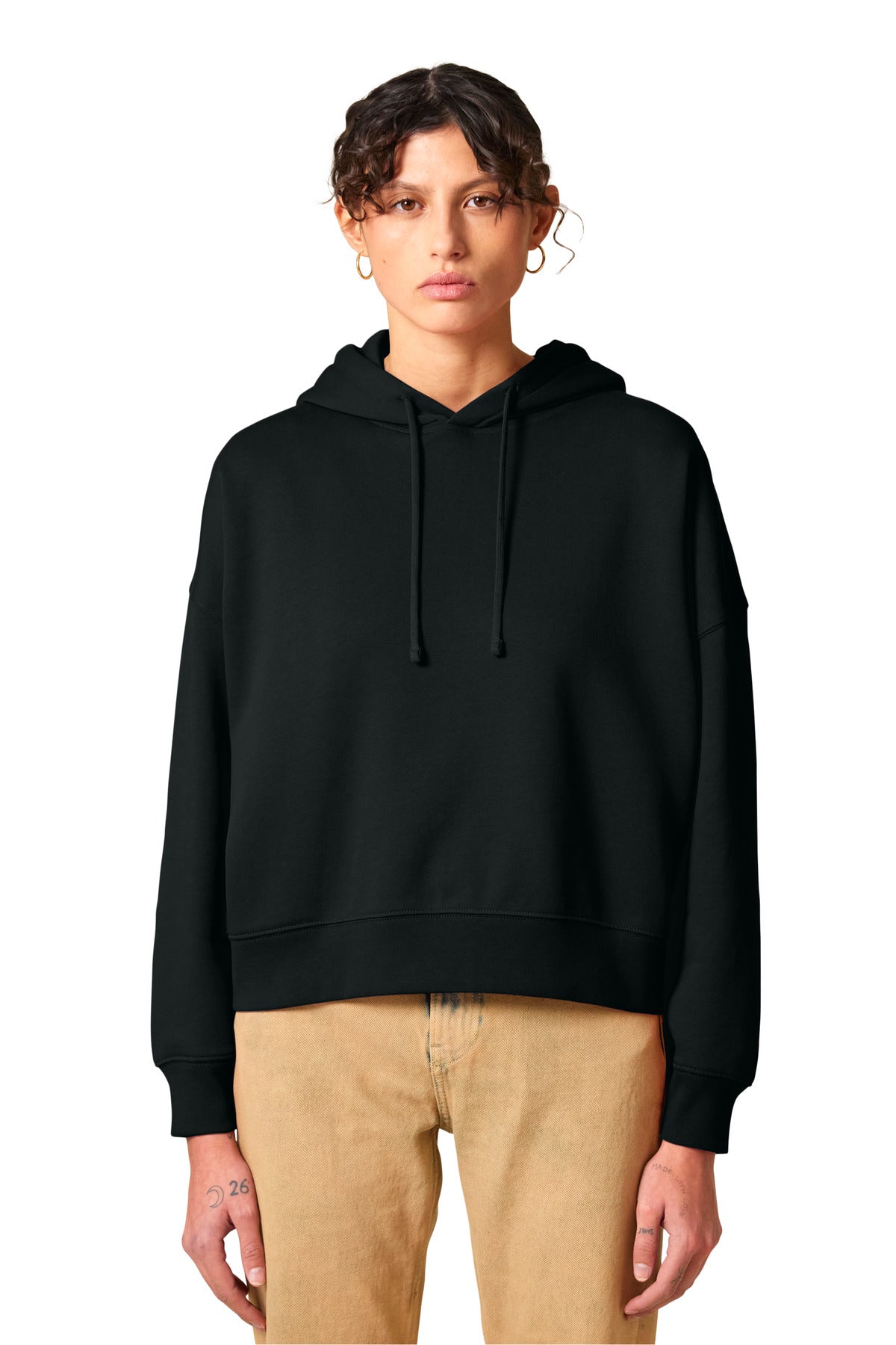 Stanley/Stella Women's Stella Nora Hooded Sweatshirt SXW035 Black