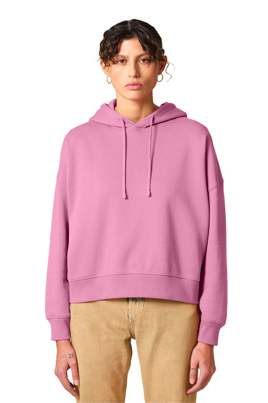 Stanley/Stella Women's Stella Nora Hooded Sweatshirt SXW035 Bubble Pink