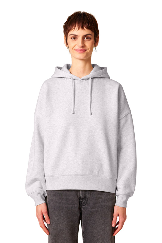 Stanley/Stella Women's Stella Nora Hooded Sweatshirt SXW035 Cool Heather Grey