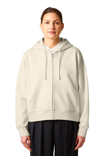 Stanley/Stella Women's Stella Ida Full-Zip Hooded Sweatshirt SXW037 Natural Raw