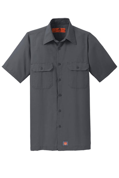 Red Kap Short Sleeve Solid Ripstop Shirt SY60 Charcoal