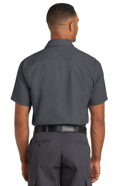 Red Kap Short Sleeve Solid Ripstop Shirt SY60 Charcoal