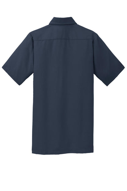 Red Kap Short Sleeve Solid Ripstop Shirt SY60 Navy