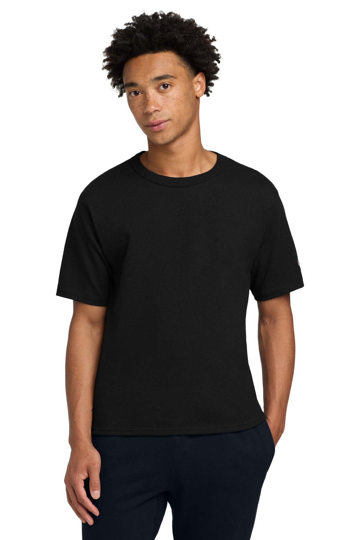 Champion Heritage 7-Oz Jersey Tee T105 Black