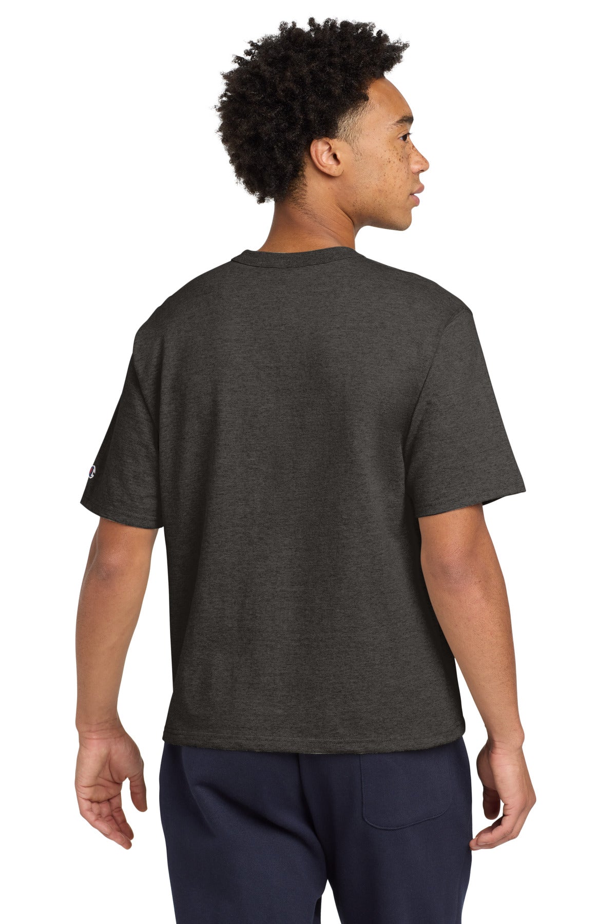 Champion Heritage 7-Oz Jersey Tee T105 Charcoal Heather