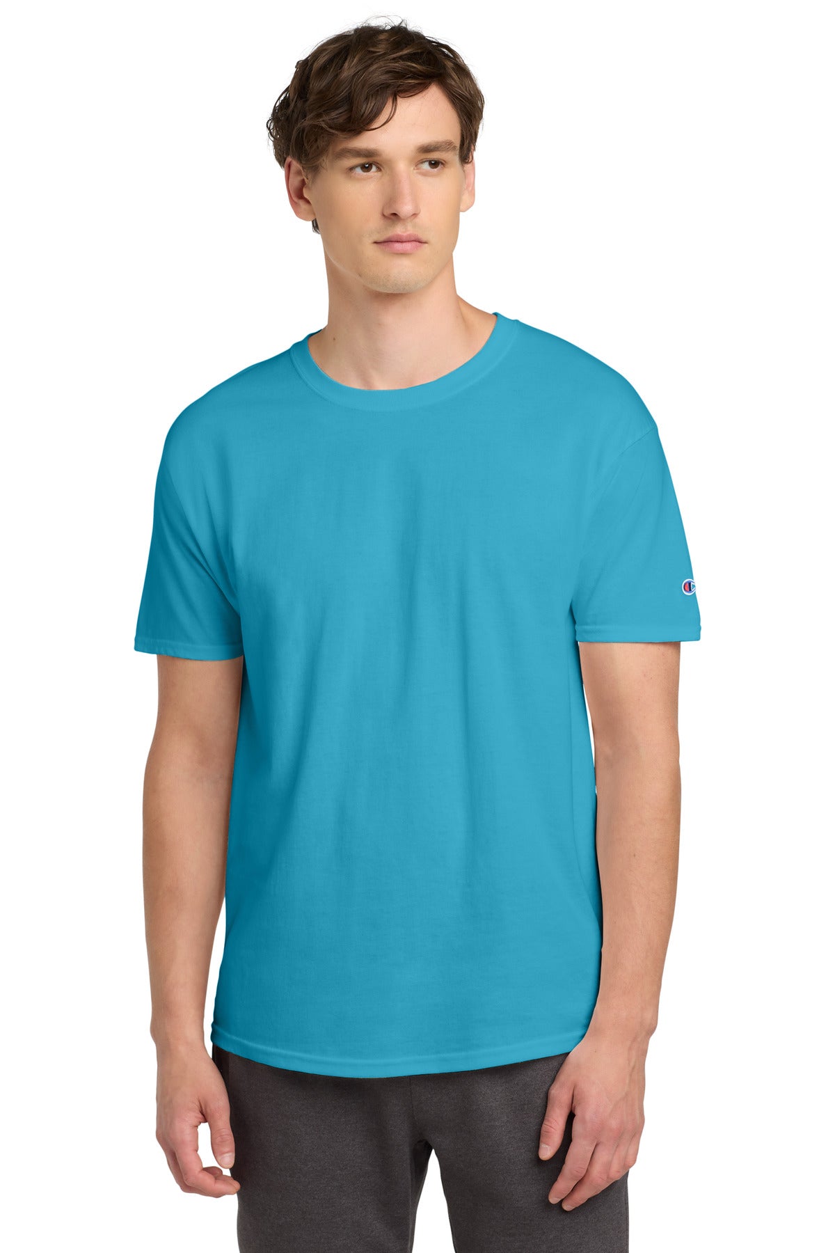 Champion Heritage 6-Oz. Jersey Tee T425 Blue Lagoon