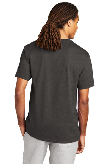 Champion Heritage 6-Oz Jersey Tee T425 Charcoal Heather