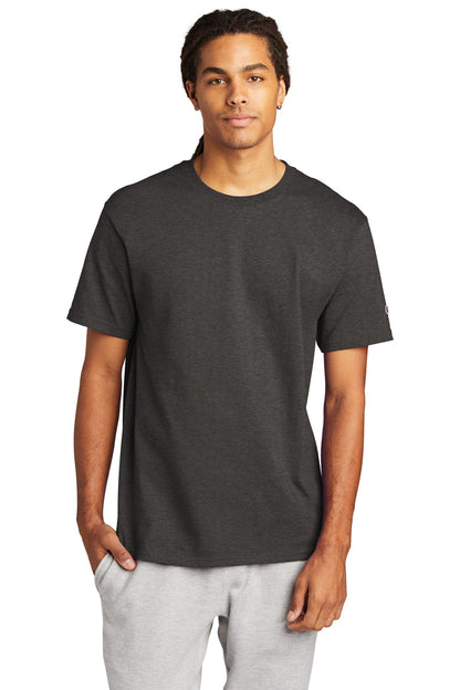 Champion Heritage 6-Oz Jersey Tee T425 Charcoal Heather