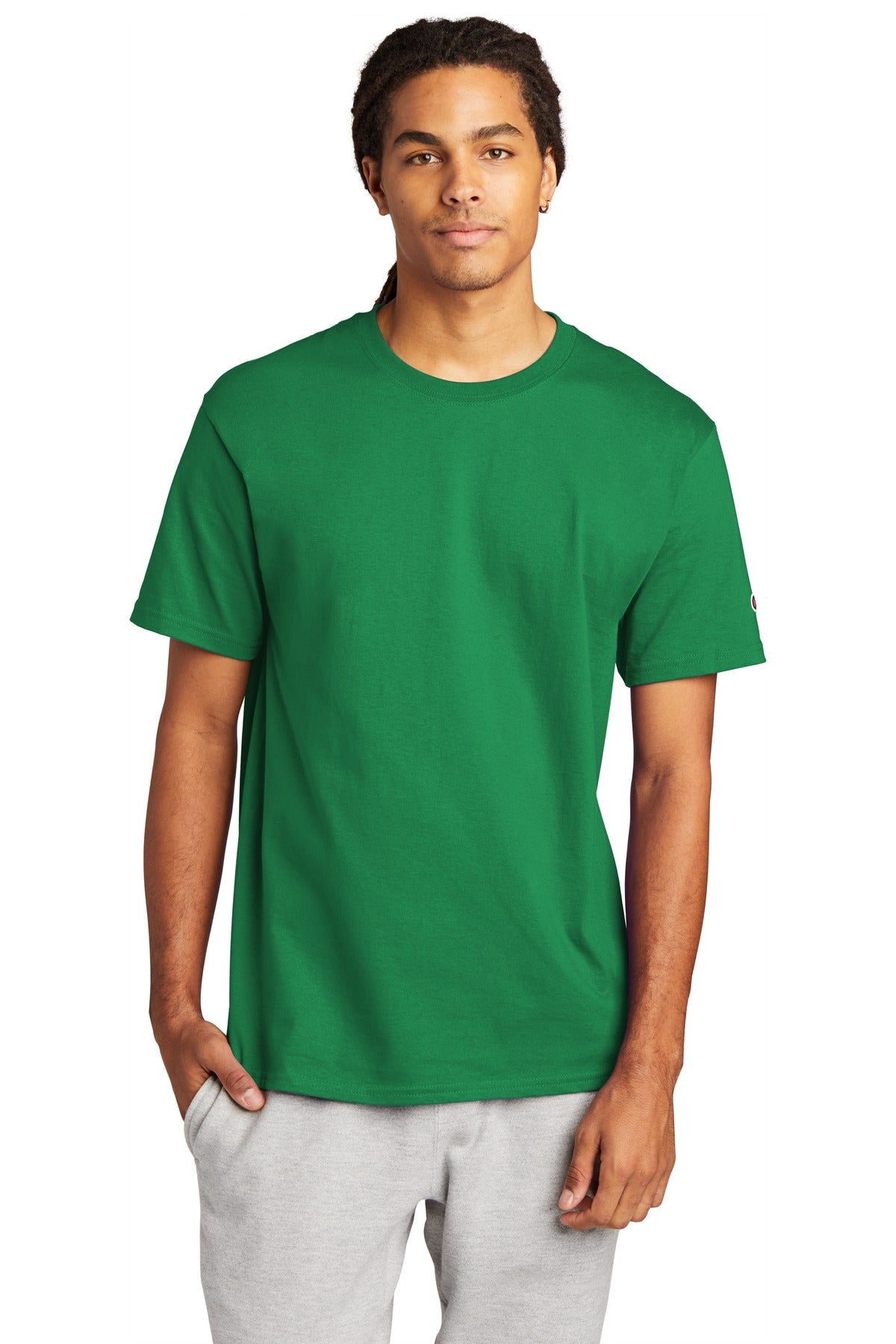Champion Heritage 6-Oz Jersey Tee T425 Kelly Green
