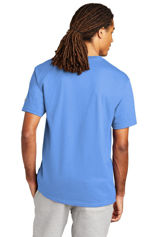 Champion Heritage 6-Oz Jersey Tee T425 Light Blue