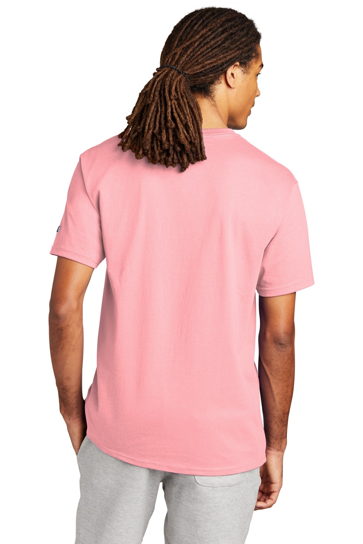 Champion Heritage 6-Oz Jersey Tee T425 Pink Candy