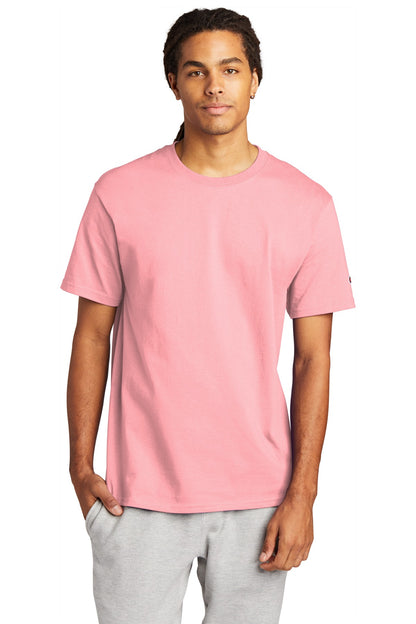 Champion Heritage 6-Oz Jersey Tee T425 Pink Candy