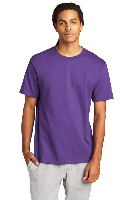 Champion Heritage 6-Oz Jersey Tee T425 Purple