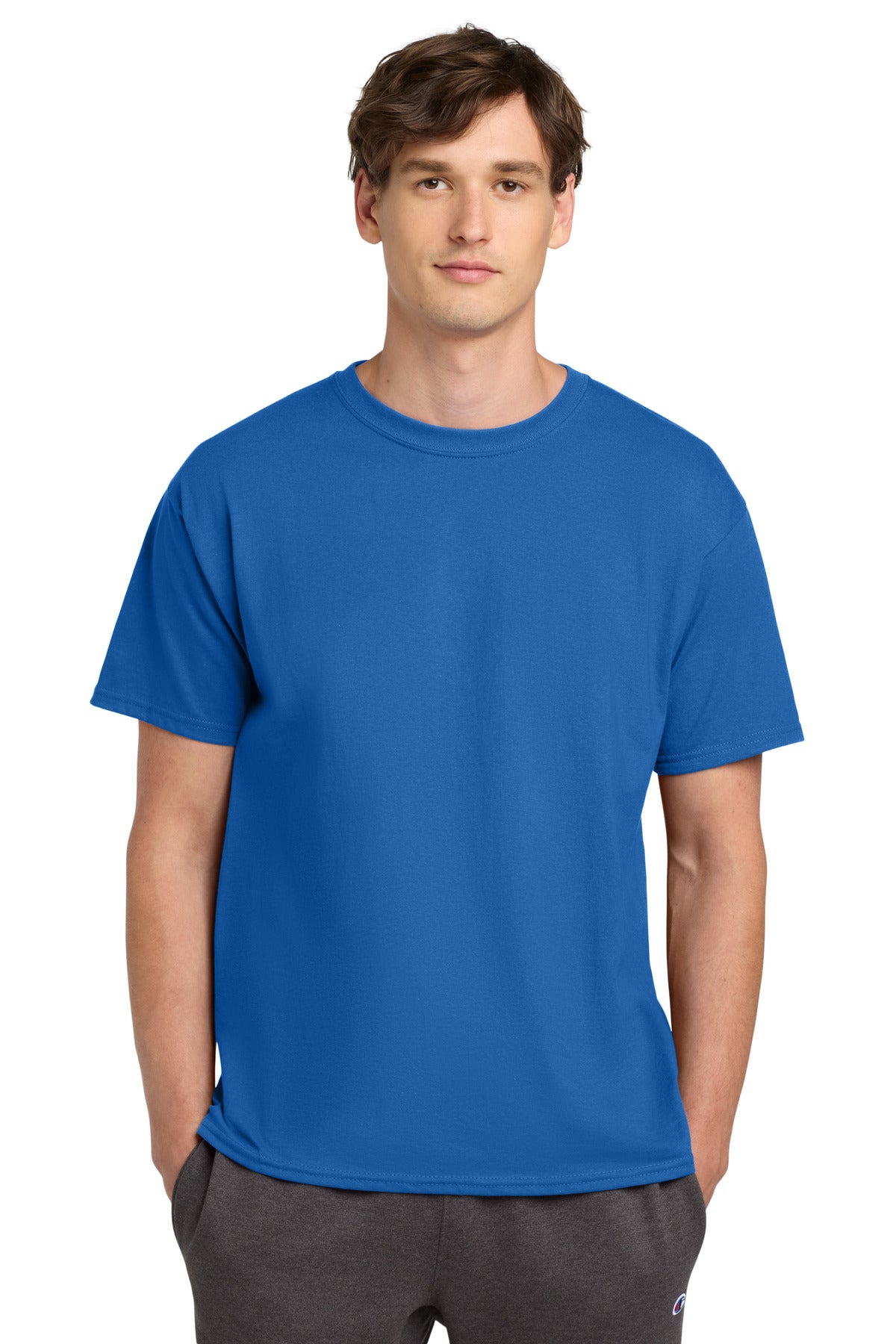 Champion Heritage 6-Oz. Jersey Tee T425 Royal Blue