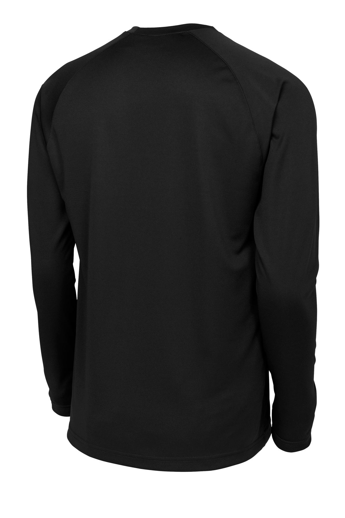 Sport-Tek Dry Zone Long Sleeve Raglan T-Shirt. T473LS Black