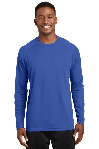 Sport-Tek Dry Zone Long Sleeve Raglan T-Shirt. T473LS True Royal