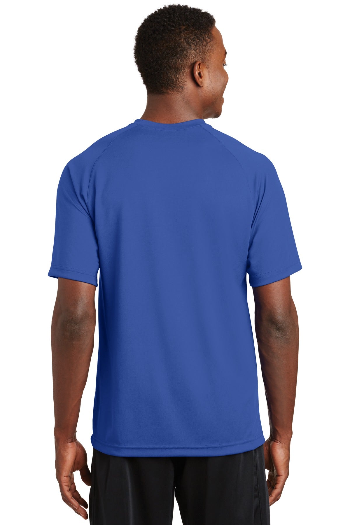 Sport-Tek Dry Zone Short Sleeve Raglan T-Shirt. T473 True Royal