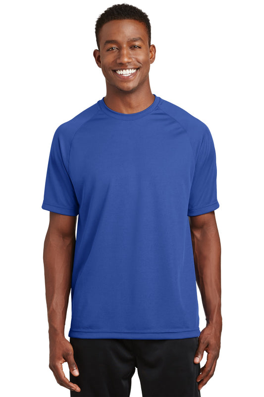 Sport-Tek Dry Zone Short Sleeve Raglan T-Shirt. T473 True Royal