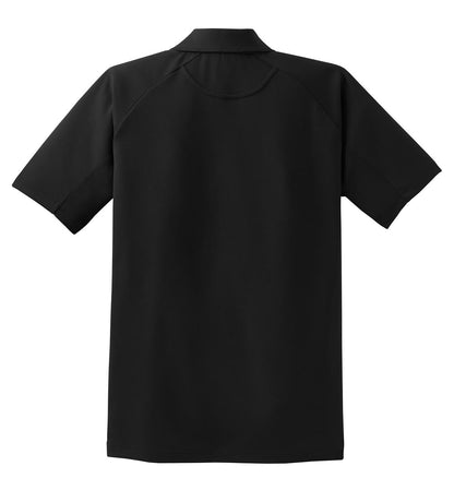 Sport-Tek Dri-Mesh Pro Polo. T474 Black