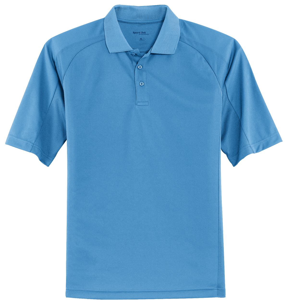 Sport-Tek Dri-Mesh Pro Polo. T474 Carolina Blue