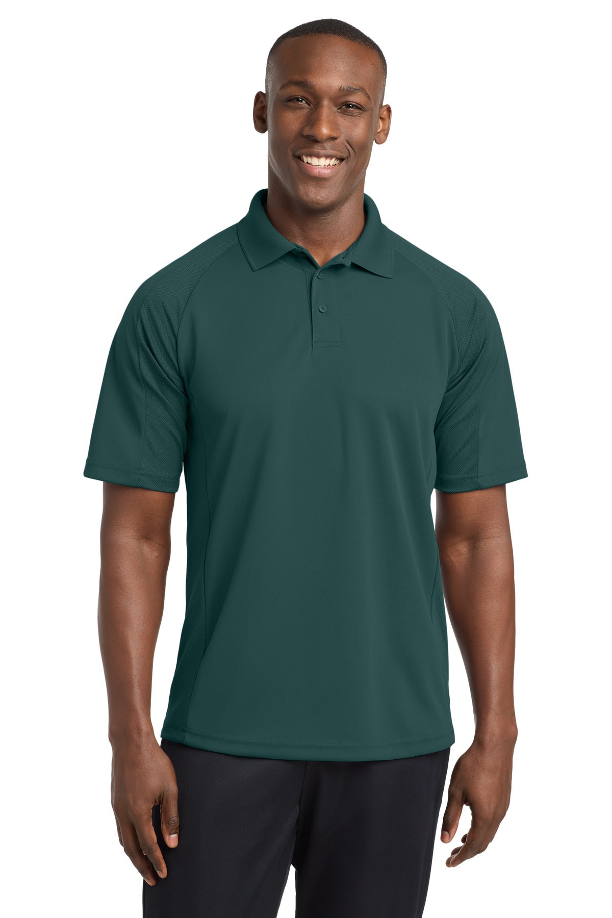 Sport-Tek Dri-Mesh Pro Polo T474 Dark Green