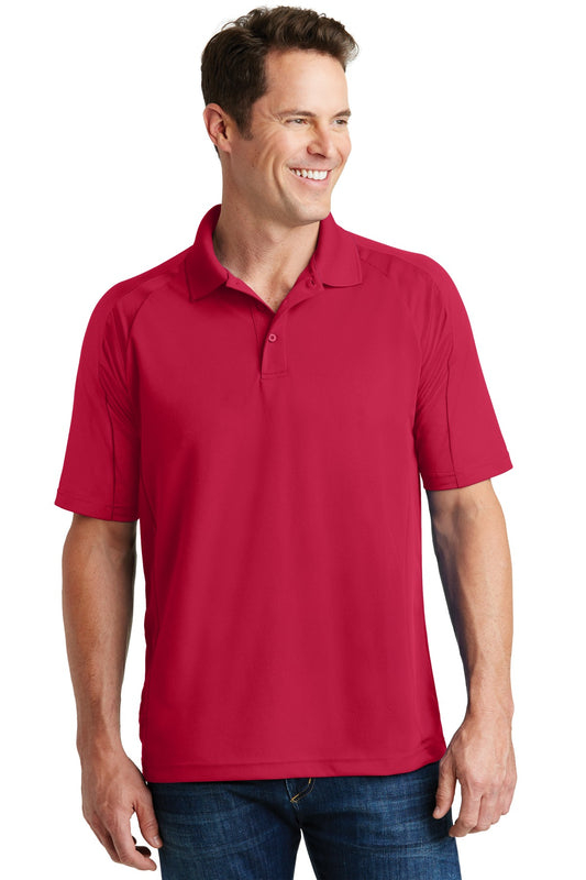 Sport-Tek Dri-Mesh Pro Polo. T474 Engine Red