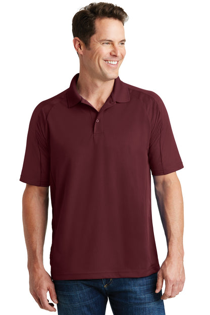 Sport-Tek Dri-Mesh Pro Polo. T474 Maroon