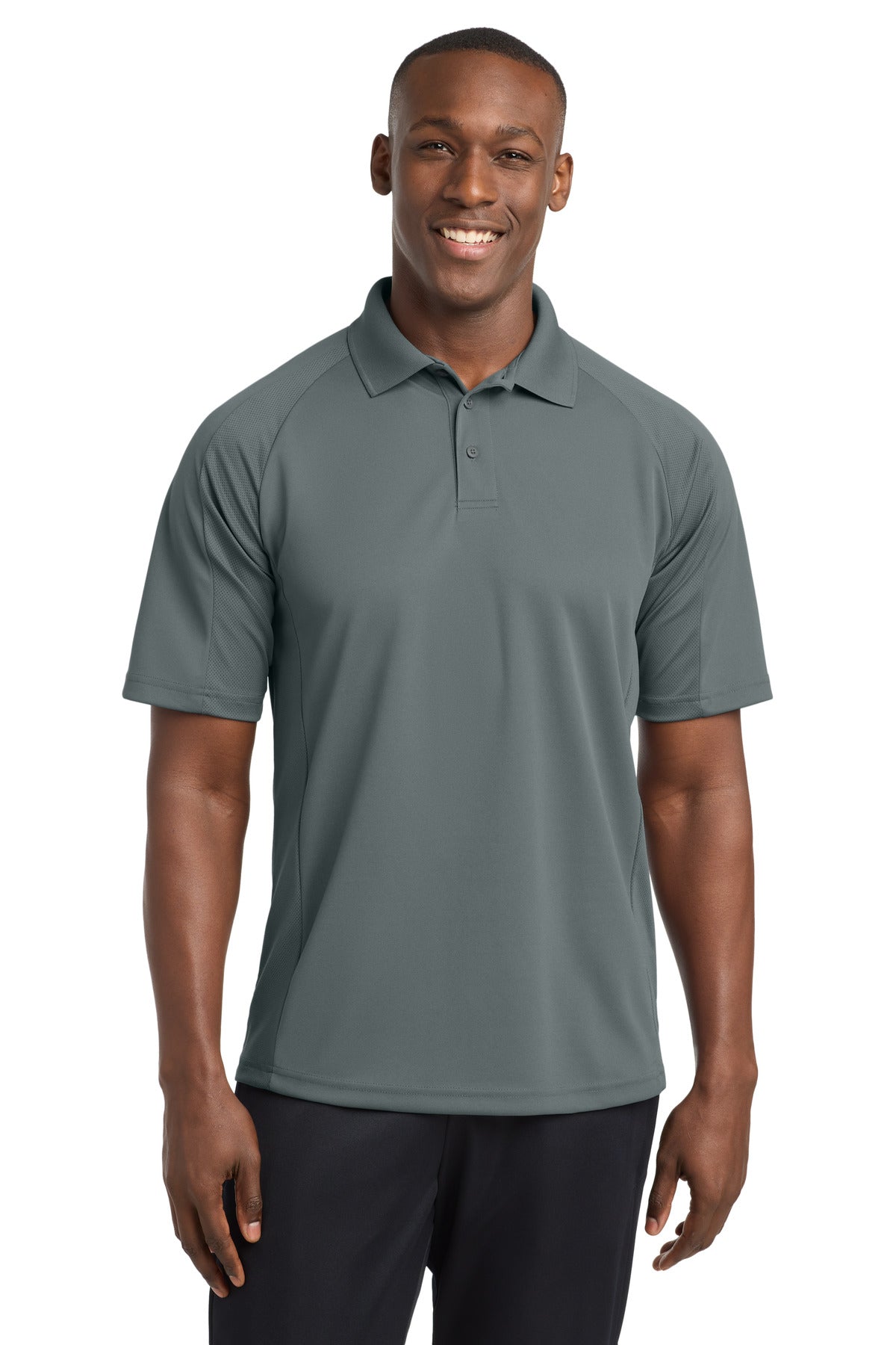 Sport-Tek Dri-Mesh Pro Polo T474 Steel