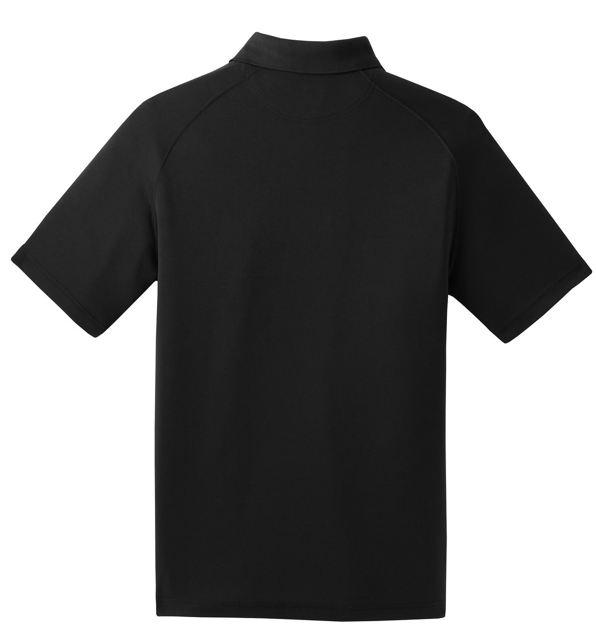 Sport-Tek Dry Zone Raglan Polo. T475 Black