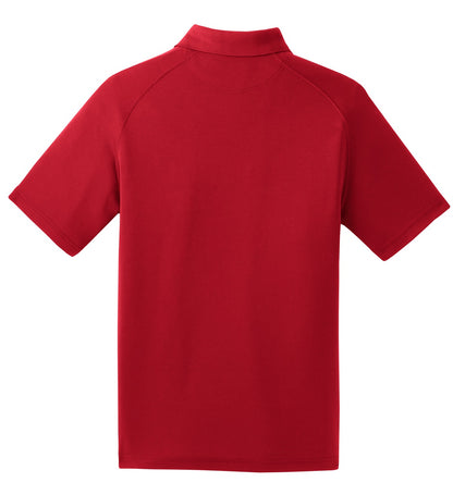 Sport-Tek Dry Zone Raglan Polo. T475 True Red