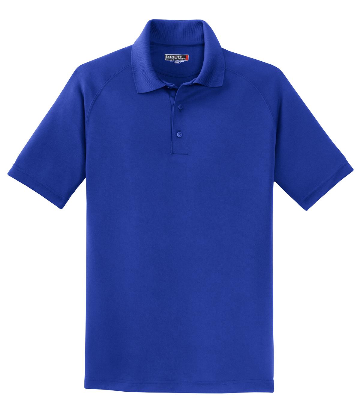 Sport-Tek Dry Zone Raglan Polo. T475 True Royal