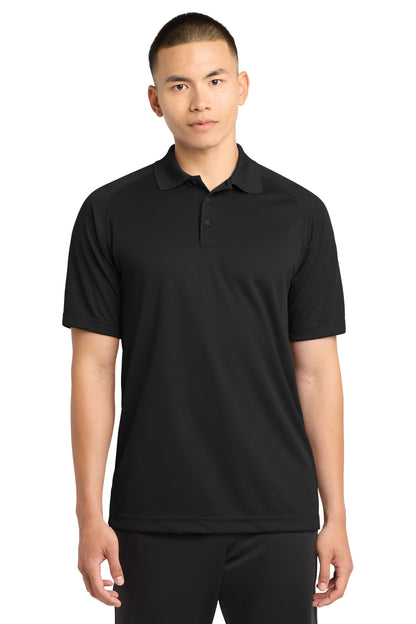Sport-Tek Dry Zone Raglan Polo T475 Black