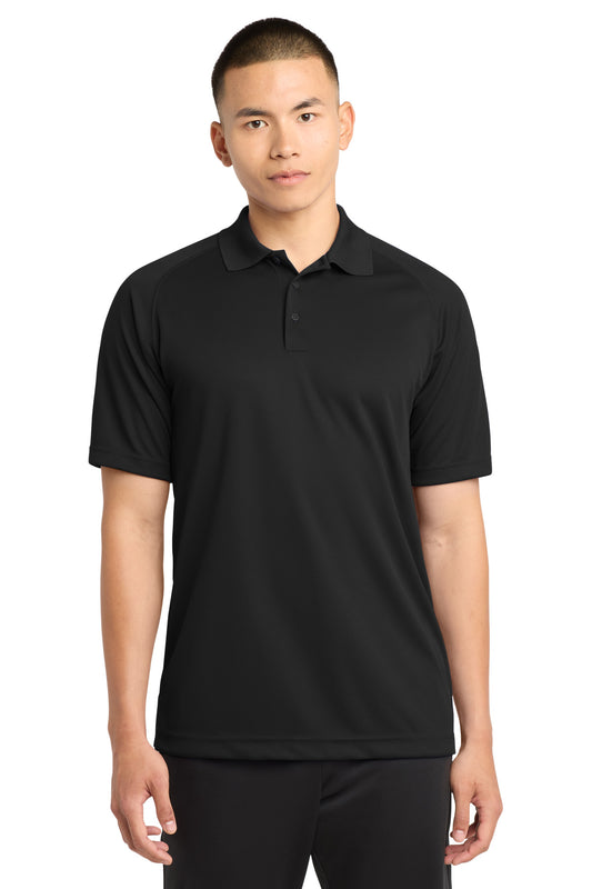 Sport-Tek Dry Zone Raglan Polo T475 Black
