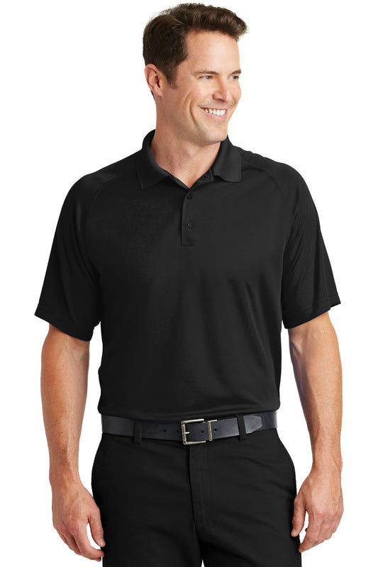 Sport-Tek Dry Zone Raglan Polo. T475 Black
