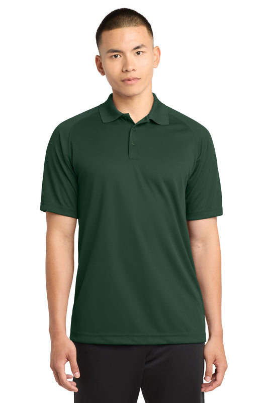 Sport-Tek Dry Zone Raglan Polo T475 Forest Green