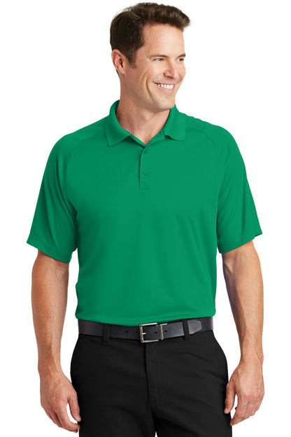 Sport-Tek Dry Zone Raglan Polo. T475 Kelly Green