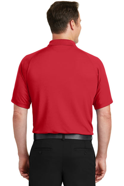 Sport-Tek Dry Zone Raglan Polo. T475 True Red