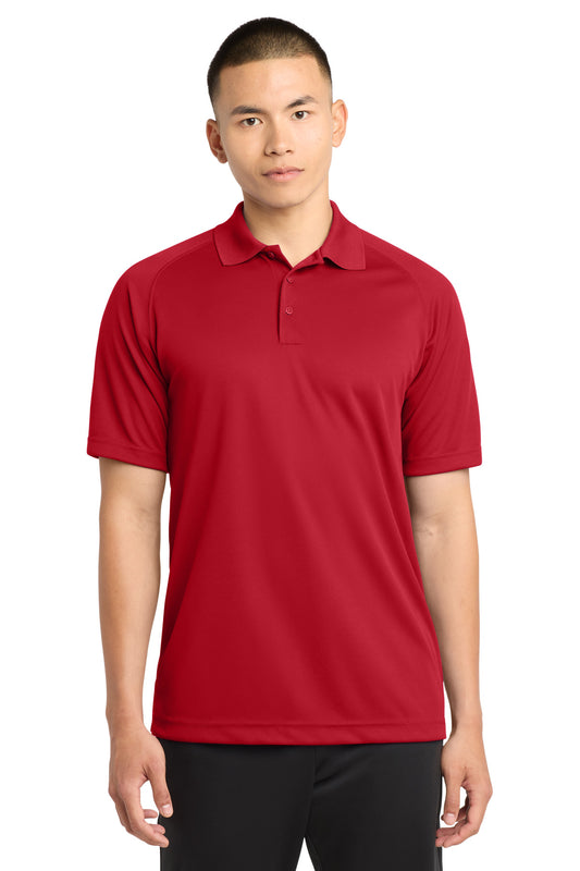 Sport-Tek Dry Zone Raglan Polo T475 True Red