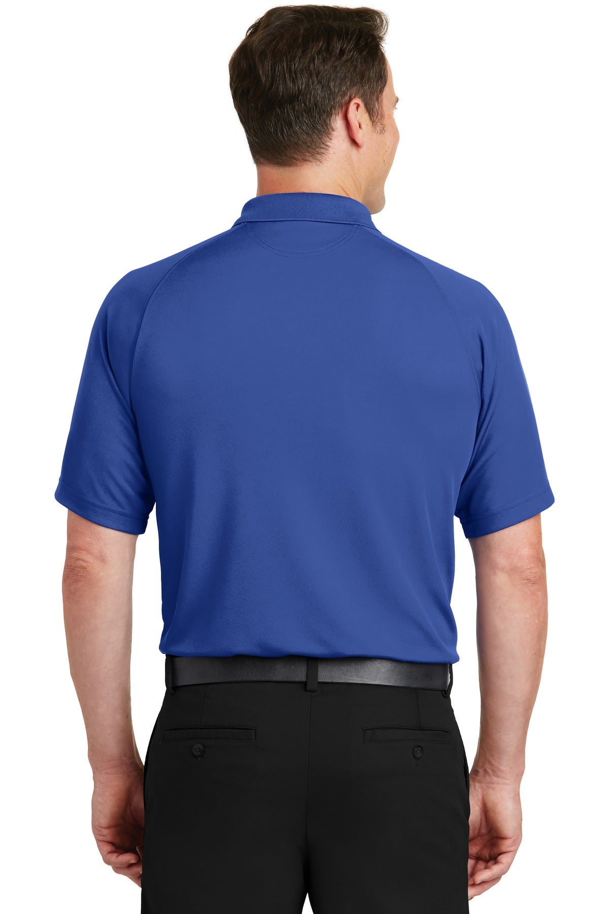 Sport-Tek Dry Zone Raglan Polo. T475 True Royal