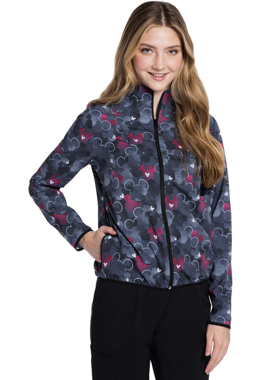 Licensed TF320 Packable Print Jacket Feeling Mickey Model Image Front | Tooniforms