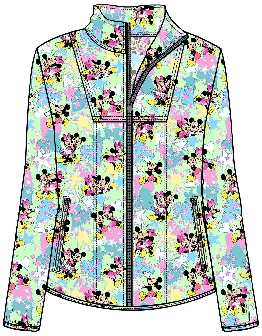 Tooniforms TF320 Packable Print Jacket (Love And Magic)