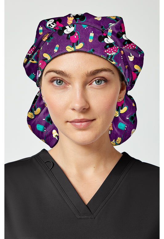 Tooniforms TF514 Unisex Unisex Print Bouffant Scrubs Hat Yummy Freeze