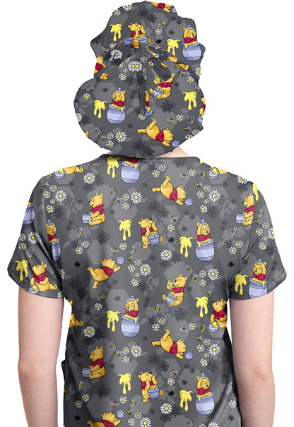 Tooniforms TF514 Unisex Print Bouffant Scrubs Hat Honey Business