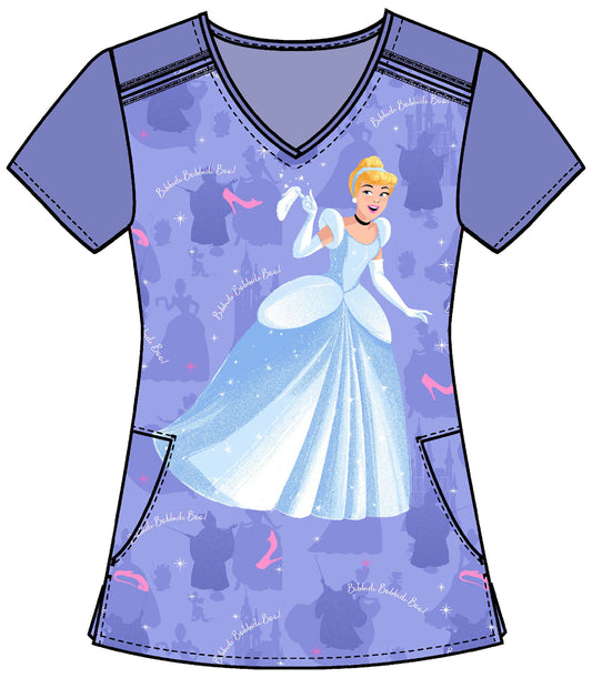 Tooniforms TF639 V-Neck Top (Cinderella's Slipper)